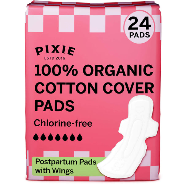 Load image into Gallery viewer, Disposable Organic Cotton Postpartum Pads