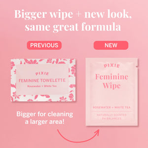 Individual Wipes - Rosewater